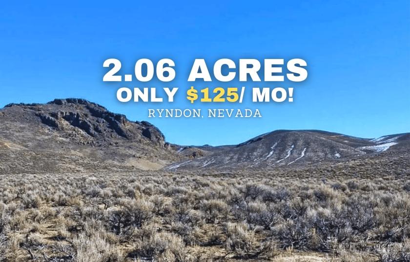  2.06 Acres for Sale in Ryndon, Nevada