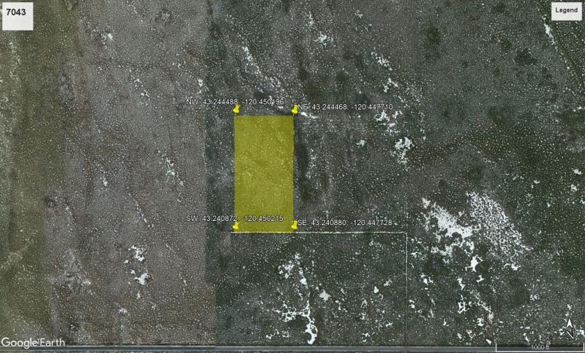  20 Acres for Sale in Christmas Valley, Oregon