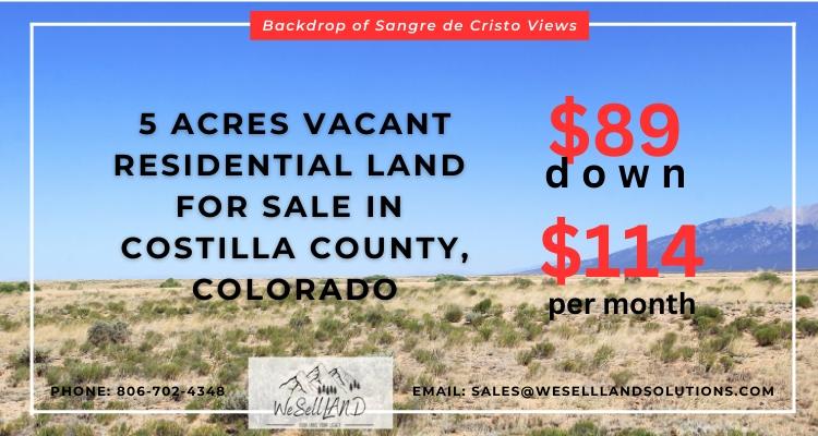  5 Acres for Sale in San Luis, Colorado