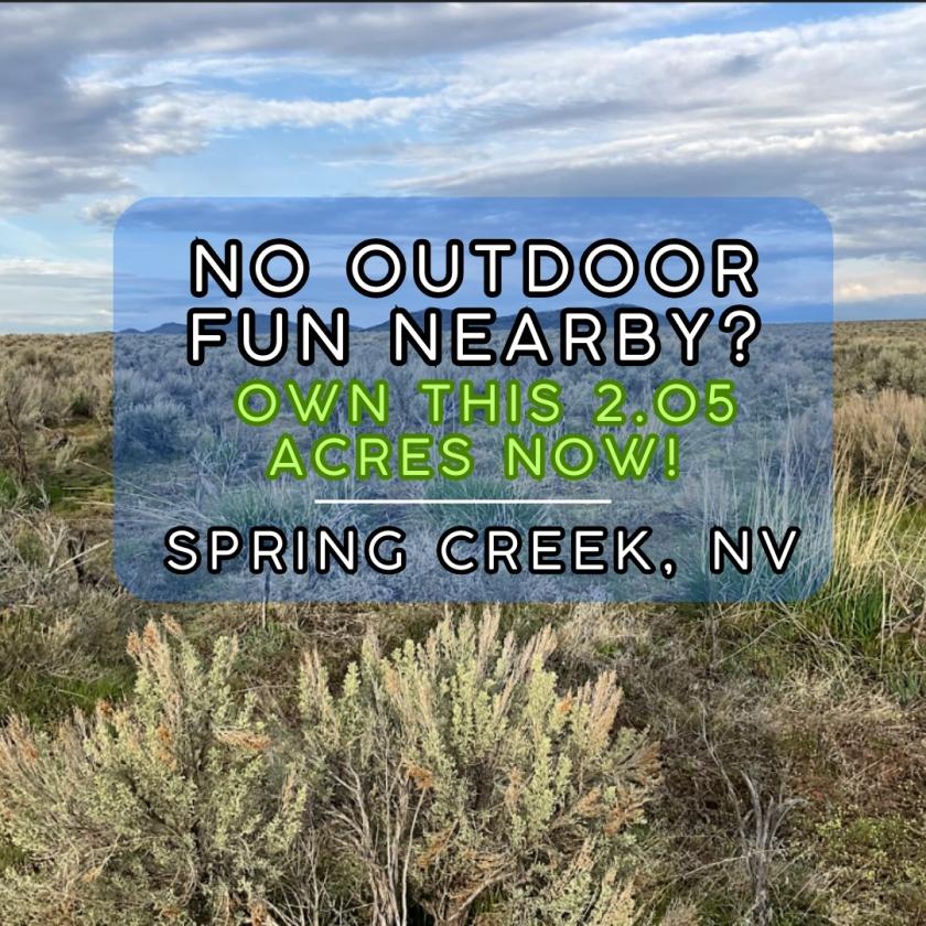 2.05 Acres for Sale in Spring Creek, Nevada
