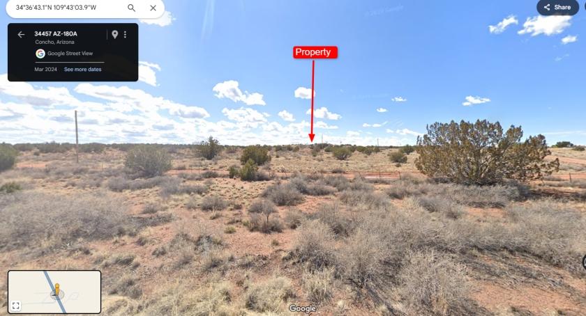 2.55 Acres for Sale in Concho, Arizona