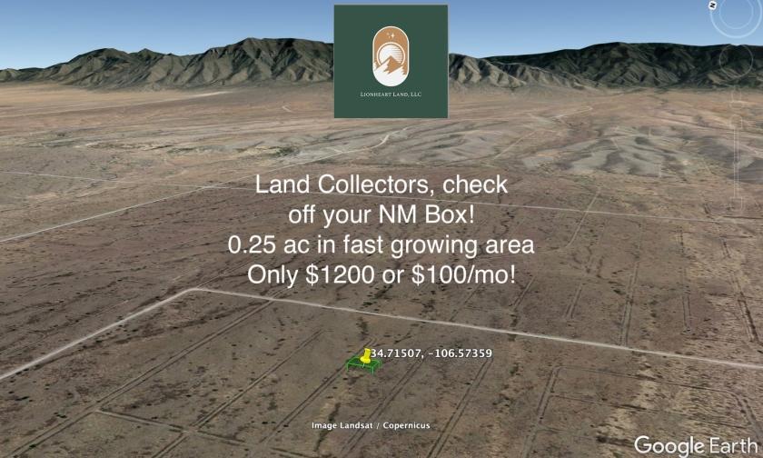 0.25 Acres for Sale in El Cerro Mission, New Mexico