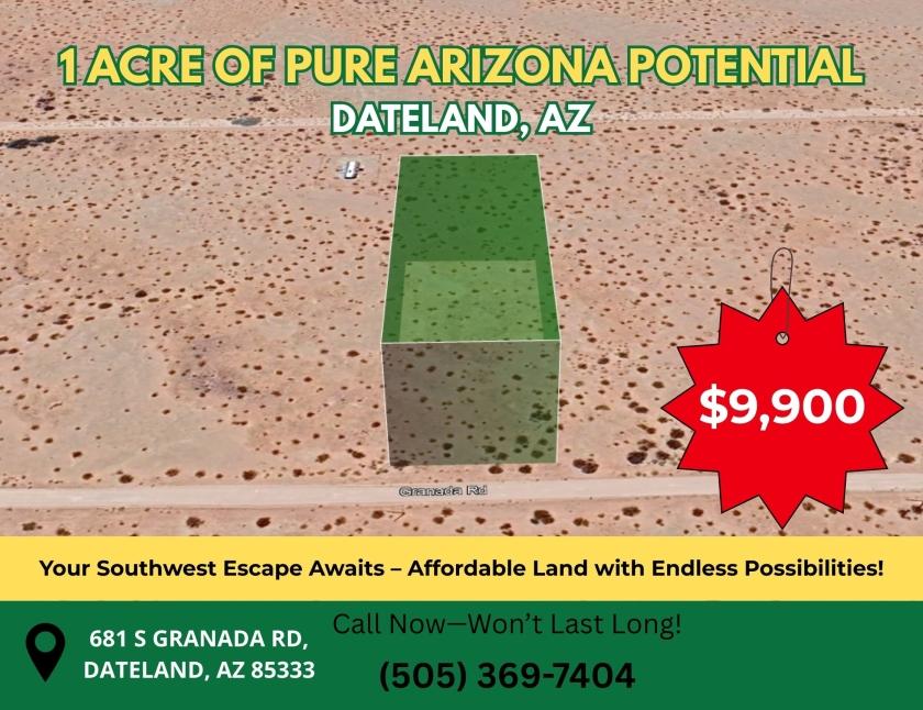 1 Acres for Sale in Dateland, Arizona