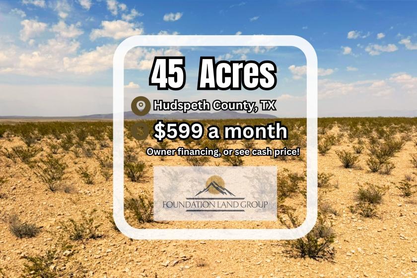 45.36 Acres for Sale in Cornudas, Texas