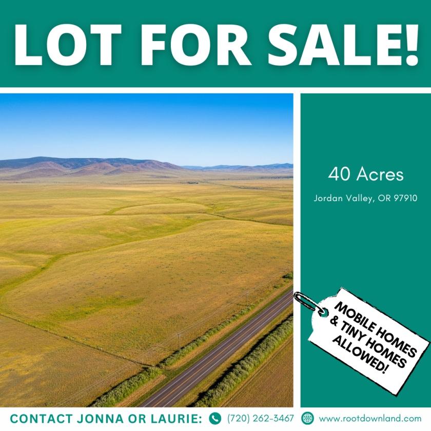 40 Acres for Sale in Jordan Valley, Oregon