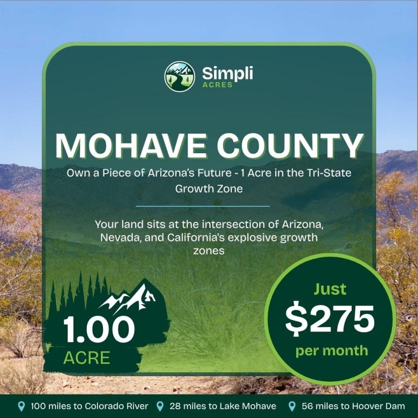 1 Acres for Sale in Golden Valley, Arizona
