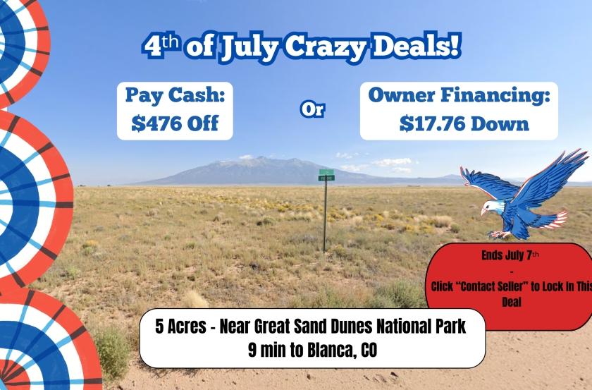5.047 Acres for Sale in Blanca, Colorado