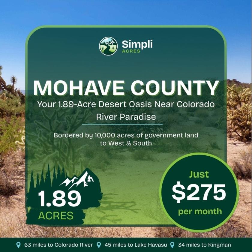 1.89 Acres for Sale in Yucca, Arizona