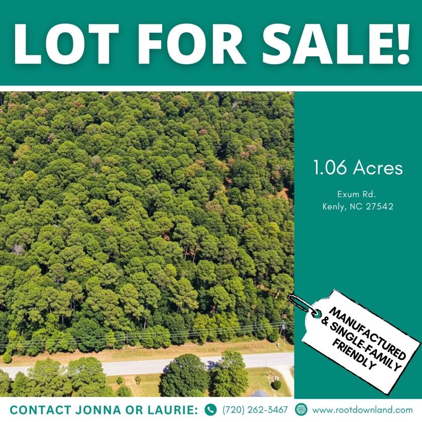 1.06 Acres for Sale in Kenly, North Carolina