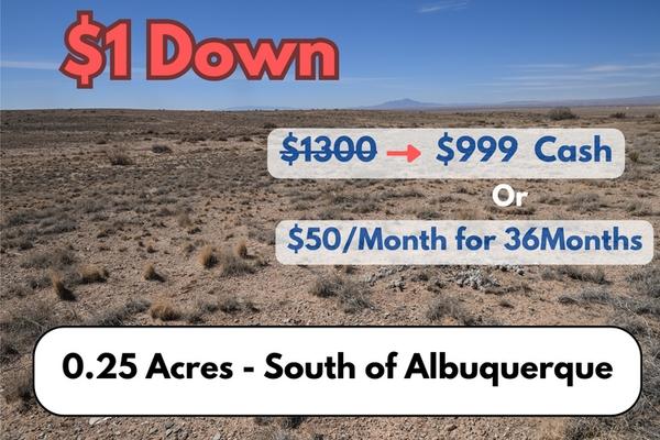 0.25 Acres for Sale in Los Lunas, New Mexico