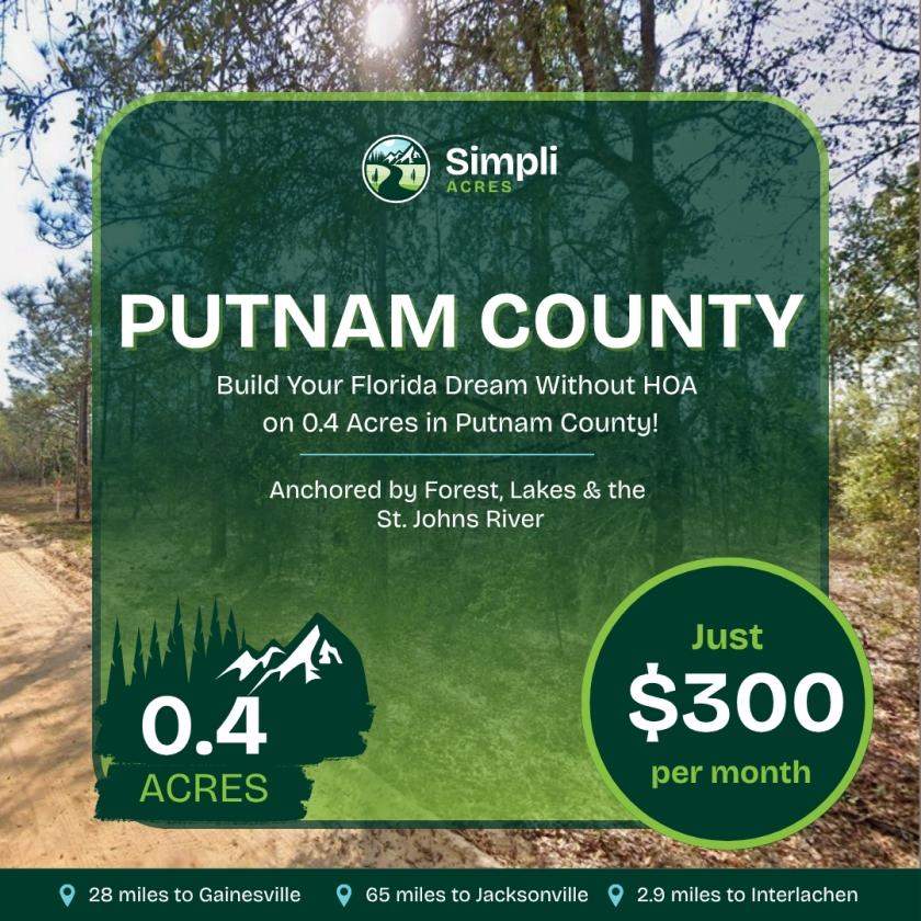 0.4 Acres for Sale in Interlachen, Florida