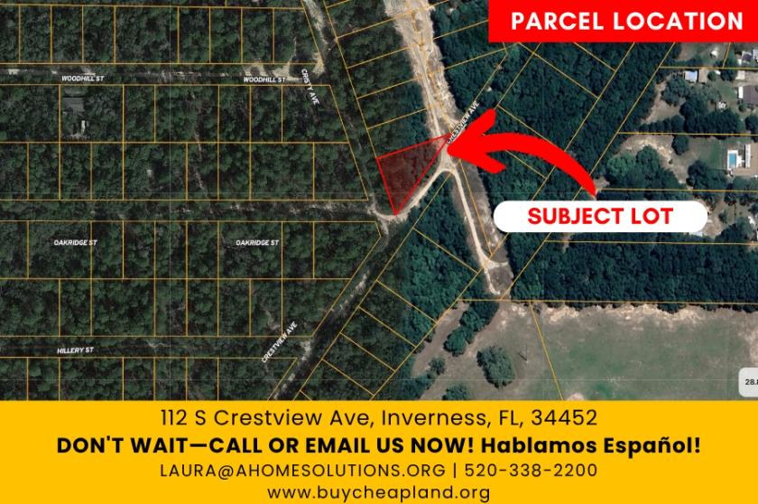 0.23 Acres for Sale in Inverness, Florida