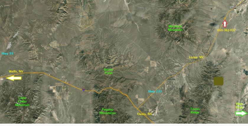 9.21 Acres for Sale in Montello, Nevada