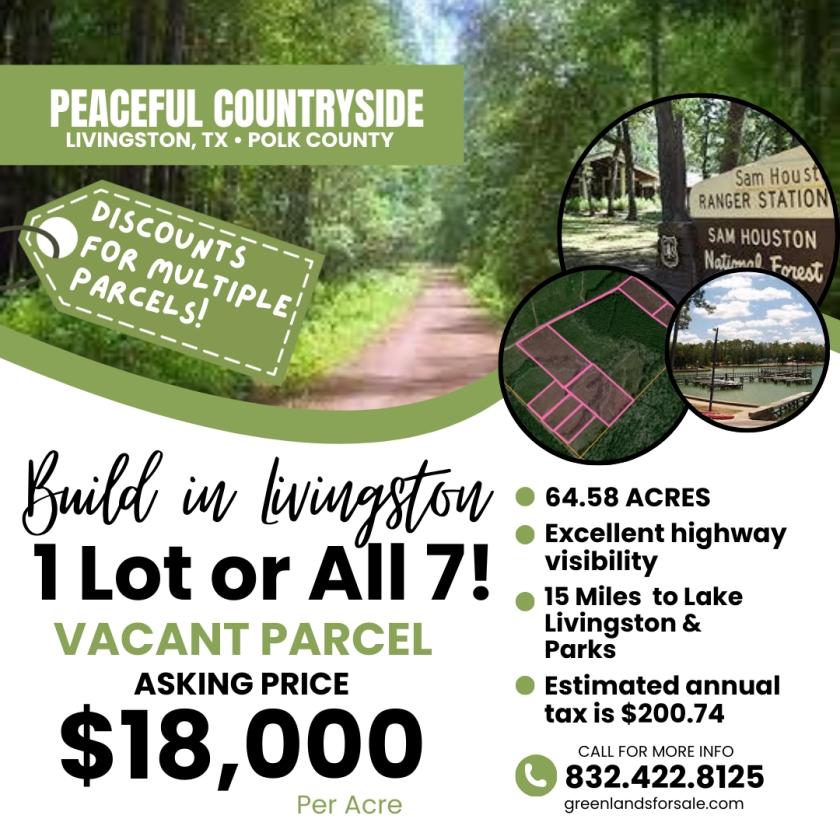 64.58 Acres for Sale in Corinth, Texas