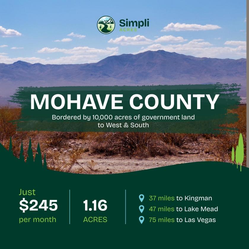 1.16 Acres for Sale in Dolan Springs, Arizona