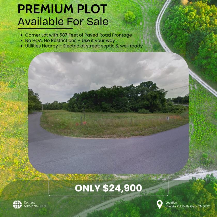 1.06 Acres for Sale in Bulls Gap, Tennessee