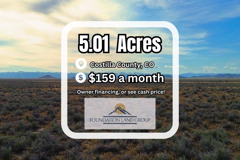 5.01 Acres for Sale in Blanca, Colorado