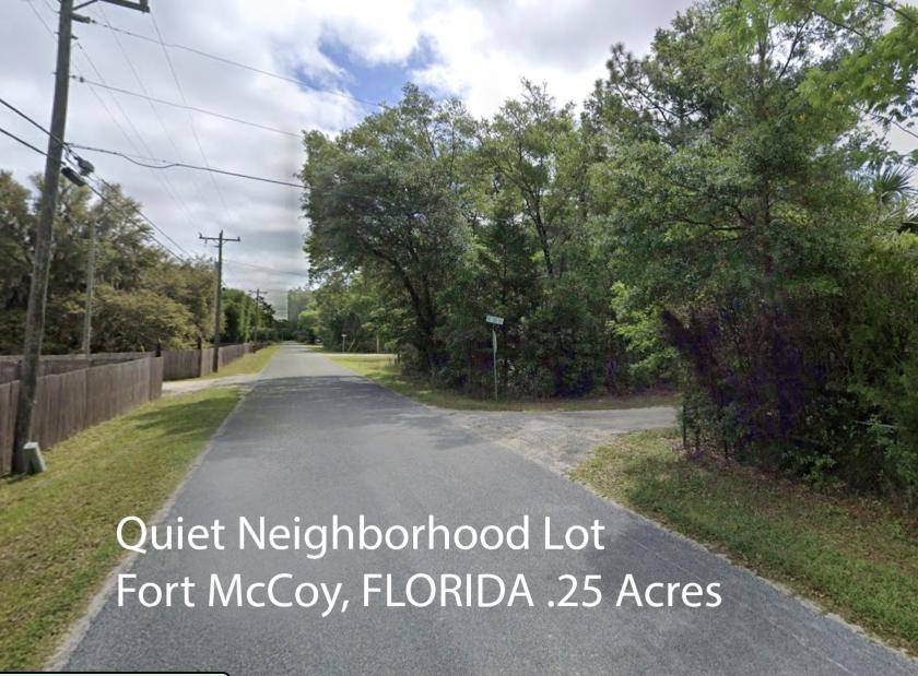 0.25 Acres for Sale in Fort McCoy, Florida