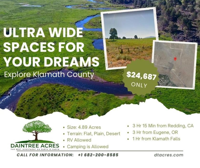 4.89 Acres for Sale in Sprague River, Oregon