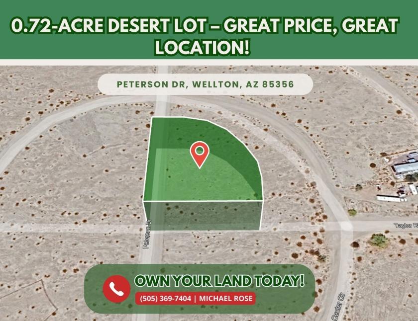 0.72 Acres for Sale in Wellton, Arizona