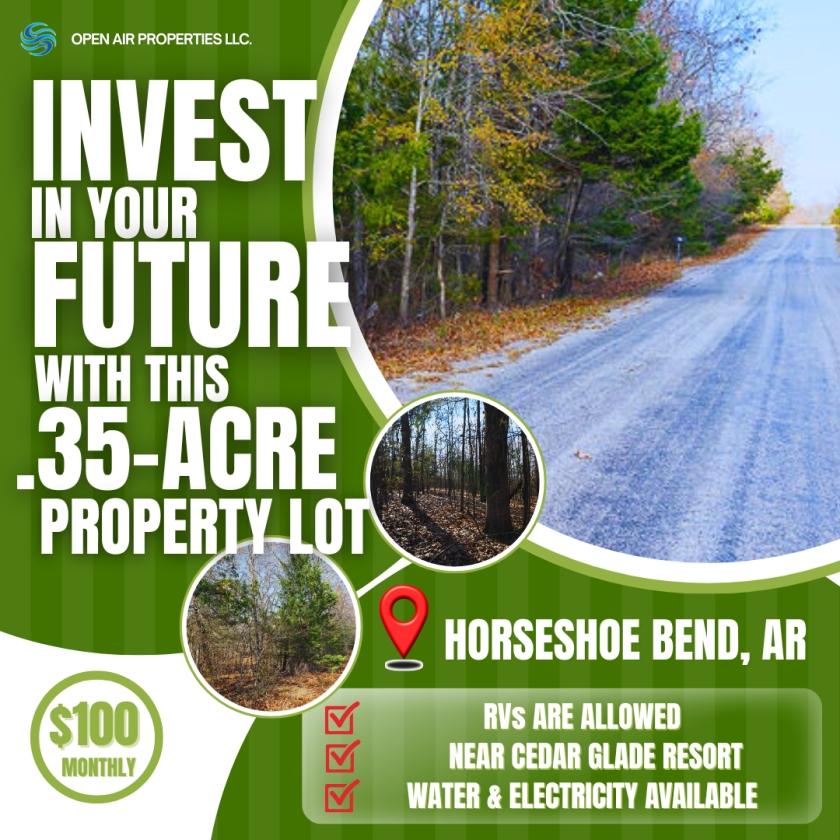 0.35 Acres for Sale in Horseshoe Bend, Arkansas