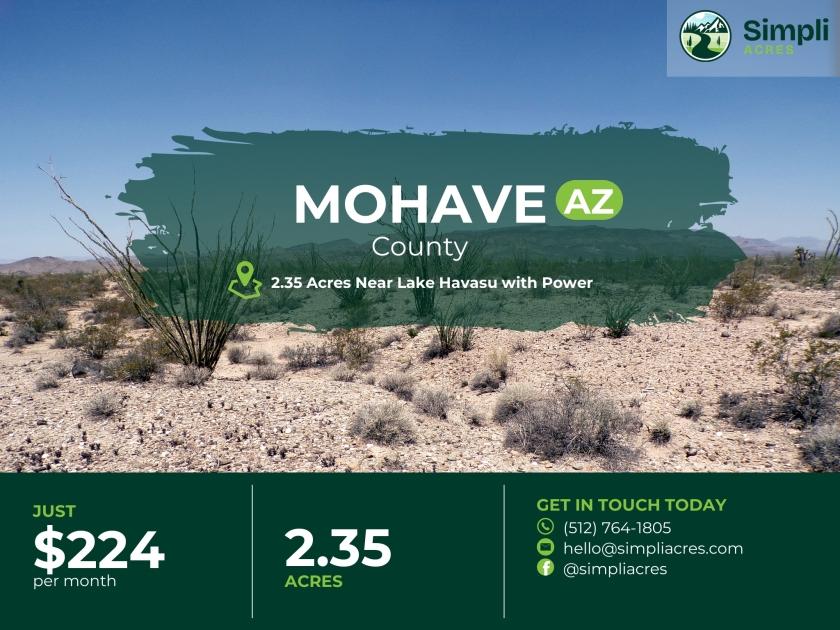 2.35 Acres for Sale in Yucca, Arizona