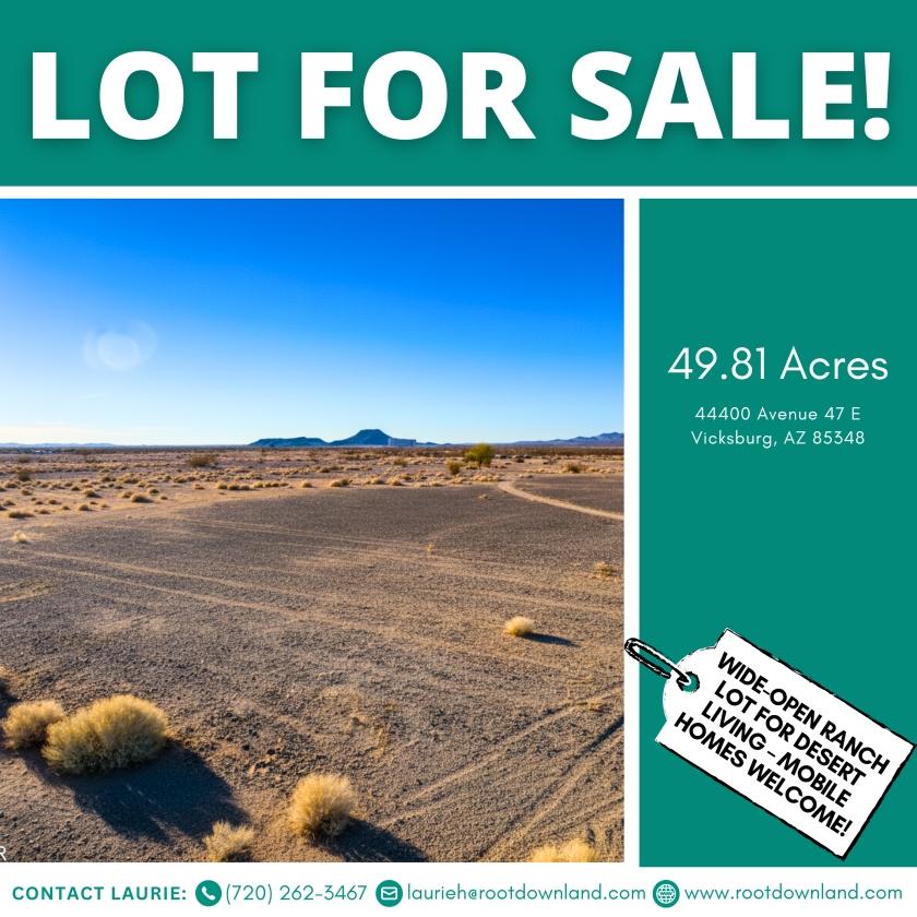 49.81 Acres for Sale in Salome, Arizona