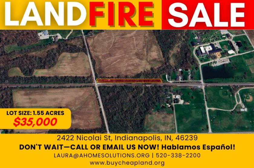 1.55 Acres for Sale in Indianapolis, Indiana