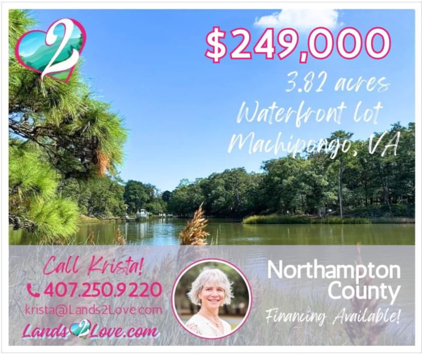 3.82 Acres for Sale in Machipongo, Virginia