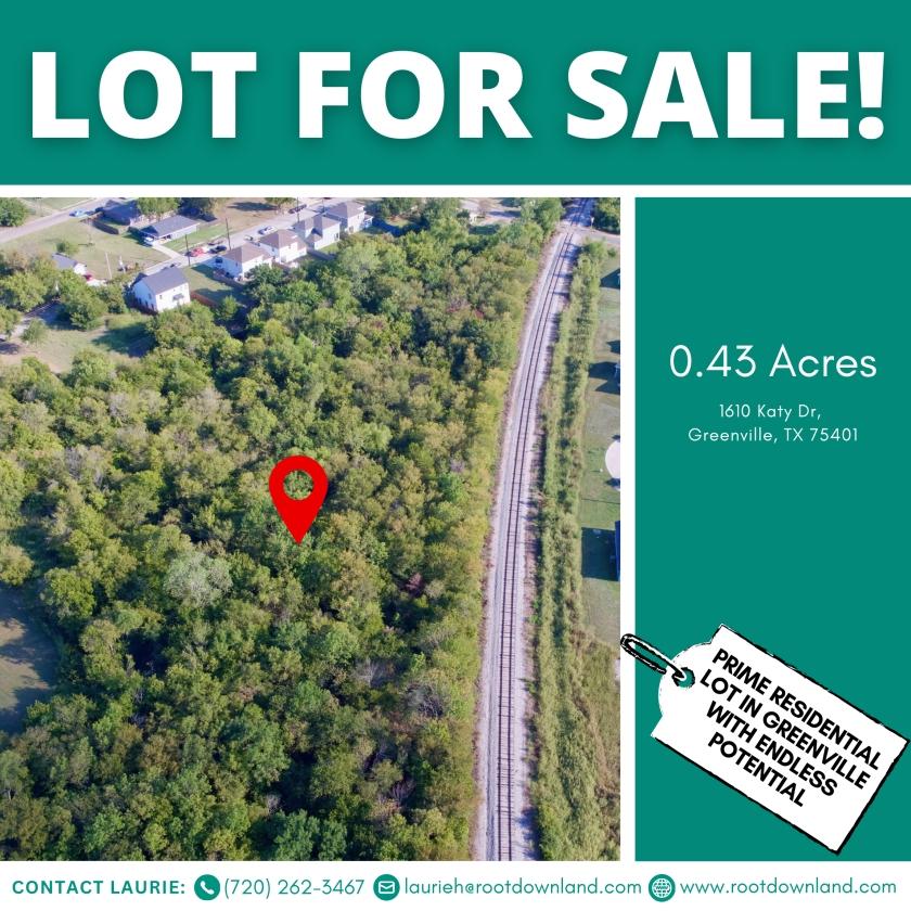 0.43 Acres for Sale in Greenville, Texas