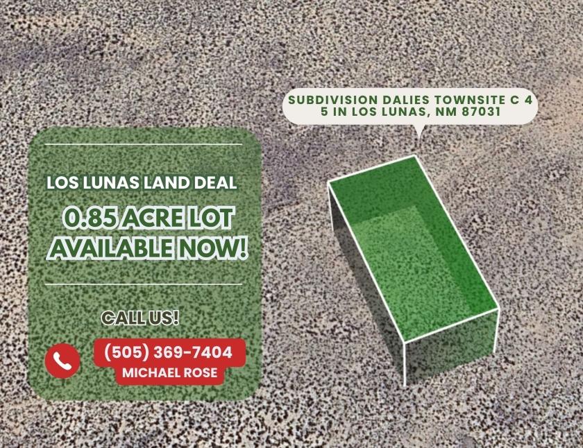 0.85 Acres for Sale in Los Lunas, New Mexico