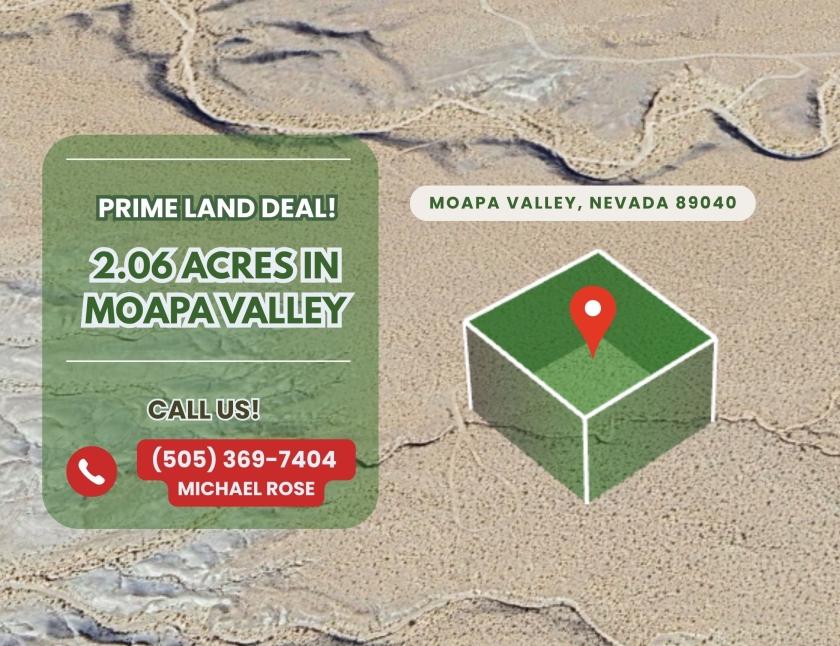 2.06 Acres for Sale in Moapa Valley, Nevada