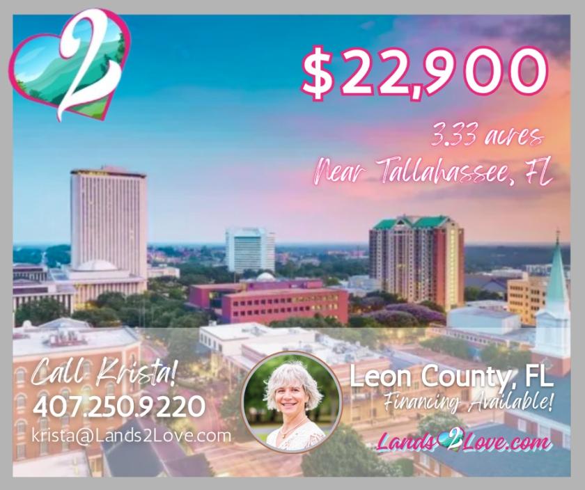 3.33 Acres for Sale in Tallahassee, Florida
