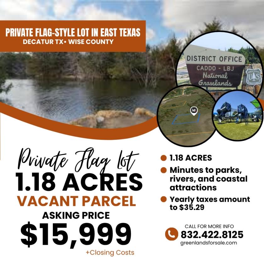 1.18 Acres for Sale in Decatur, Texas