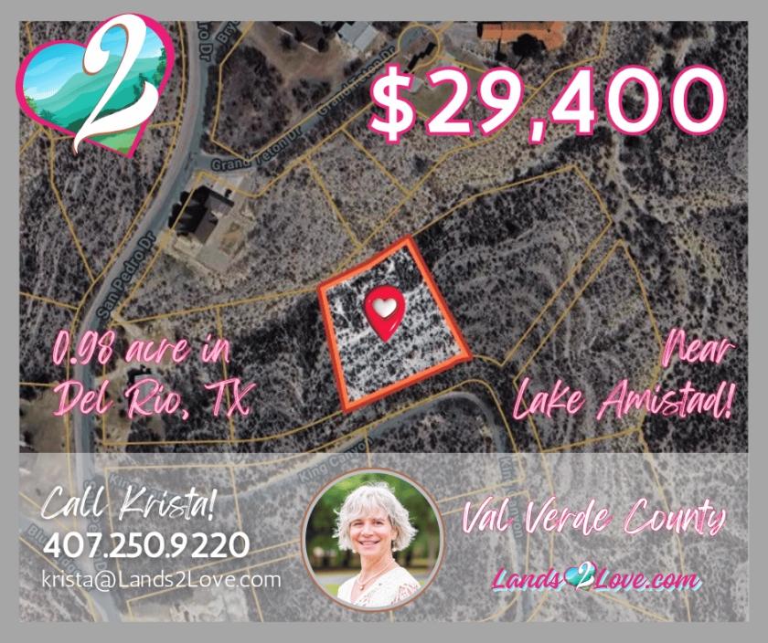 0.98 Acres for Sale in Del Rio, Texas