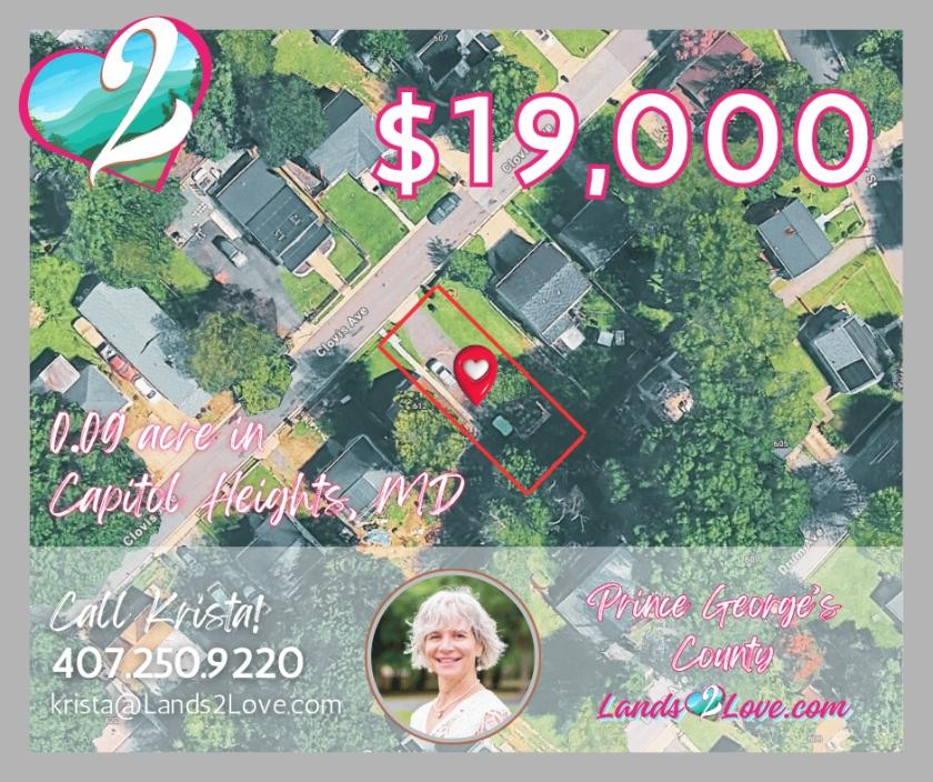 0.09 Acres for Sale in Capitol Heights, Maryland