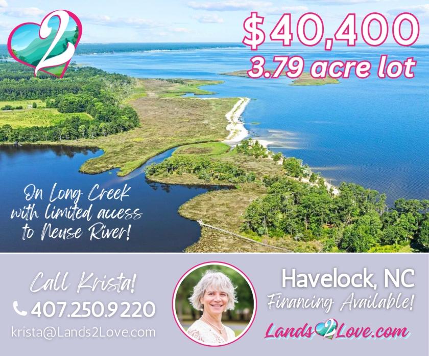 3.79 Acres for Sale in Havelock, North Carolina