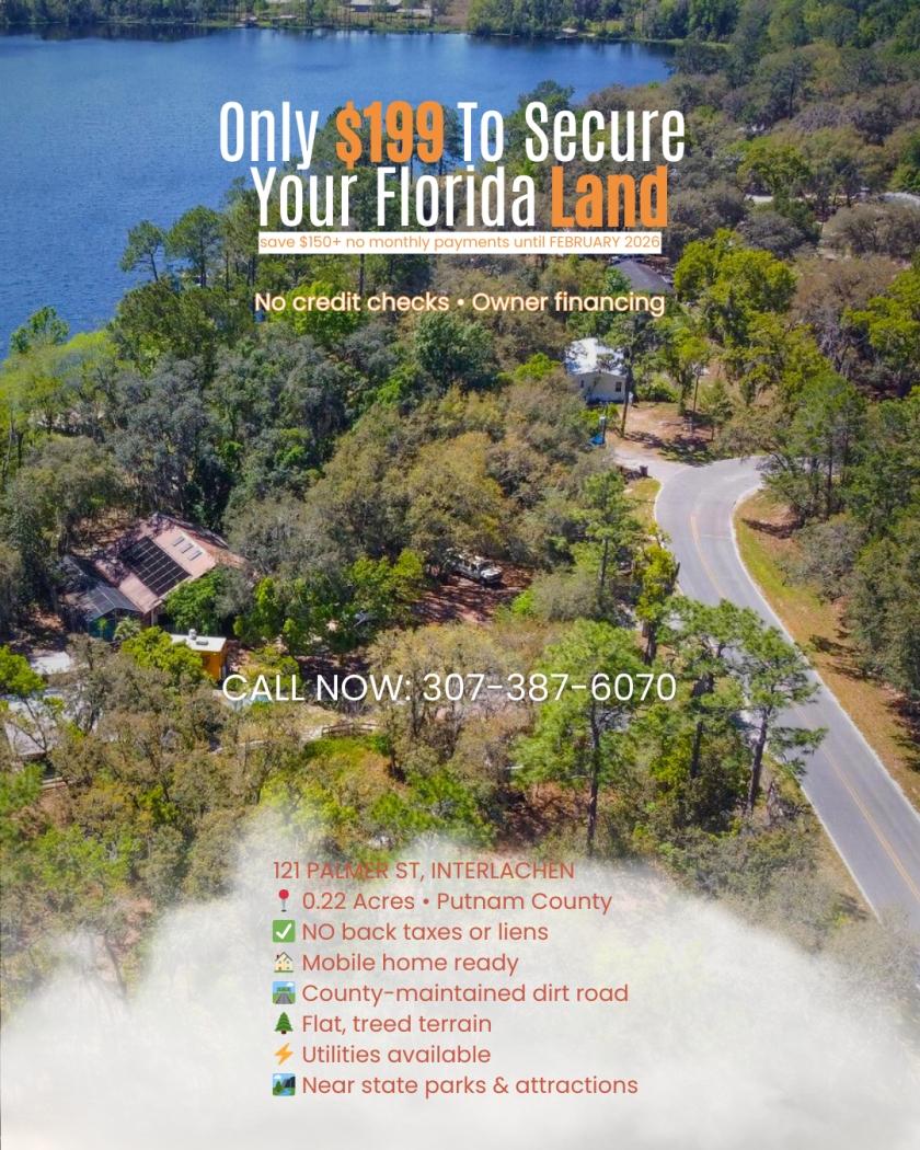 0.22 Acres for Sale in Interlachen, Florida