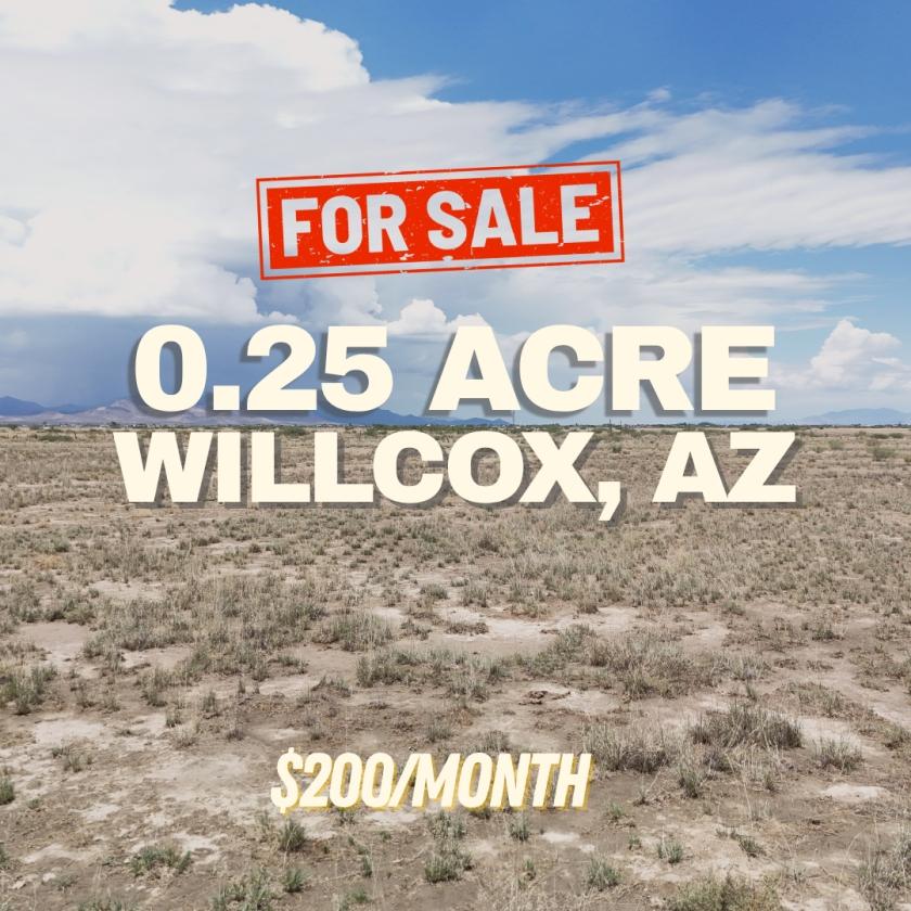 0.25 Acres for Sale in Willcox, Arizona