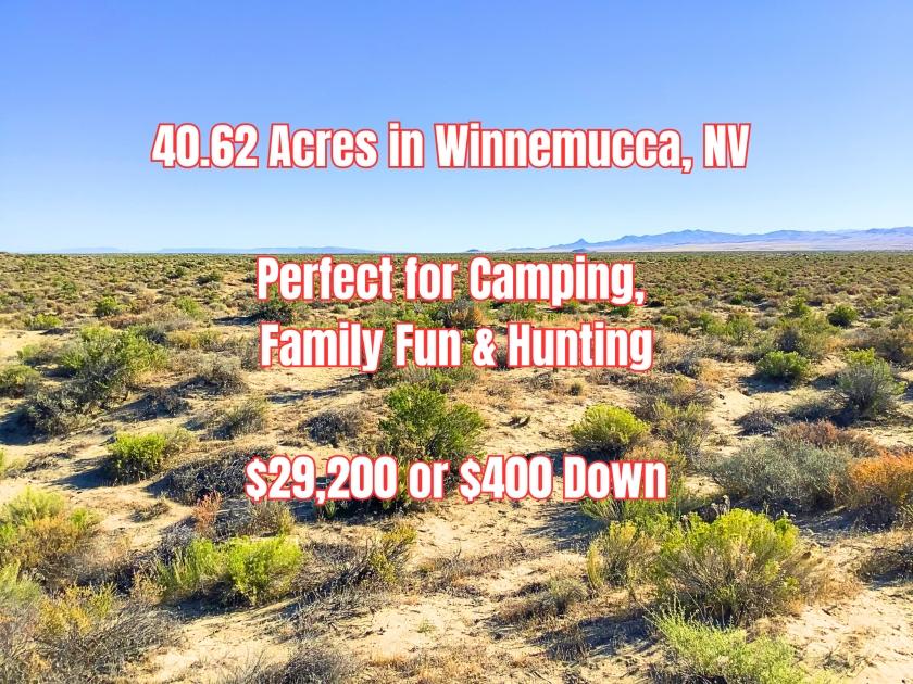 40.62 Acres for Sale in Winnemucca, Nevada