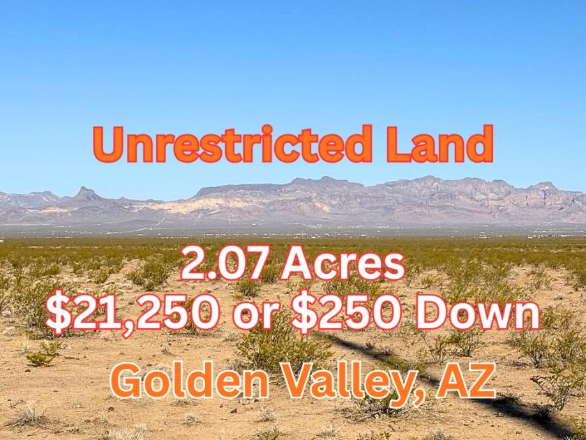 2.07 Acres for Sale in Golden Valley, Arizona
