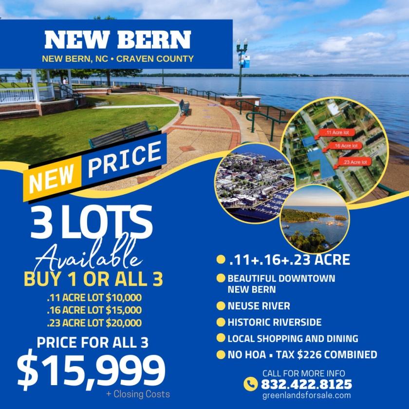 0.23 Acres for Sale in New Bern, North Carolina