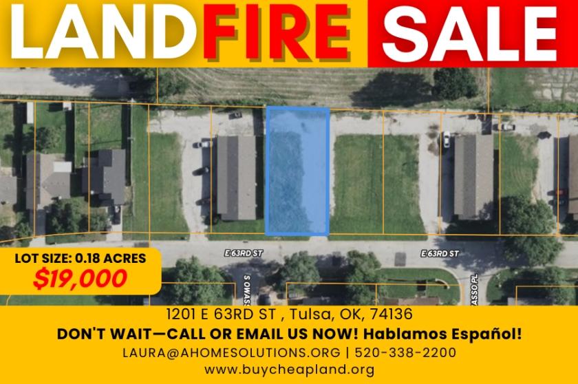 0.18 Acres for Sale in Tulsa, Oklahoma