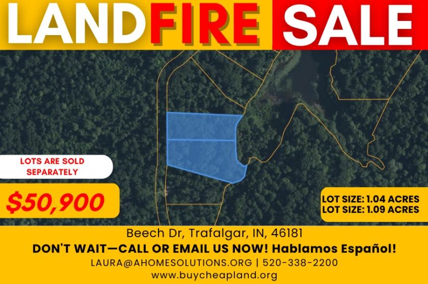 1.04 Acres for Sale in Trafalgar, Indiana
