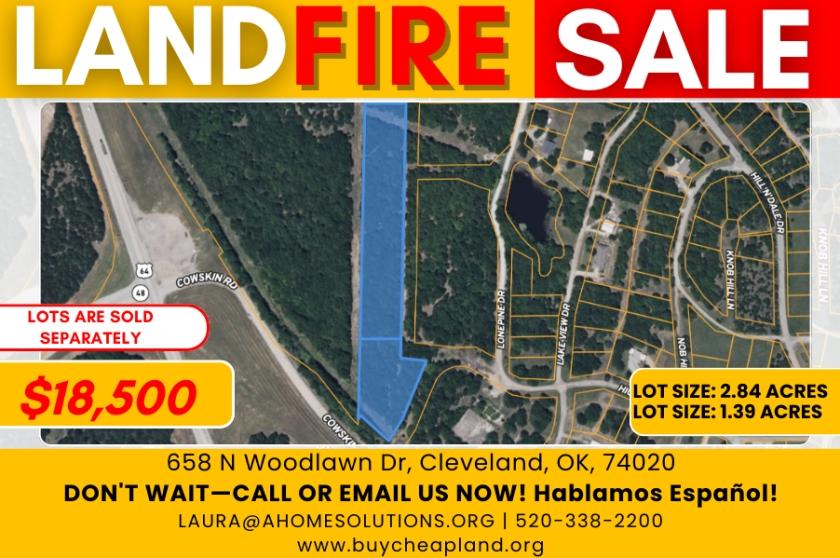 1.39 Acres for Sale in Cleveland, Oklahoma