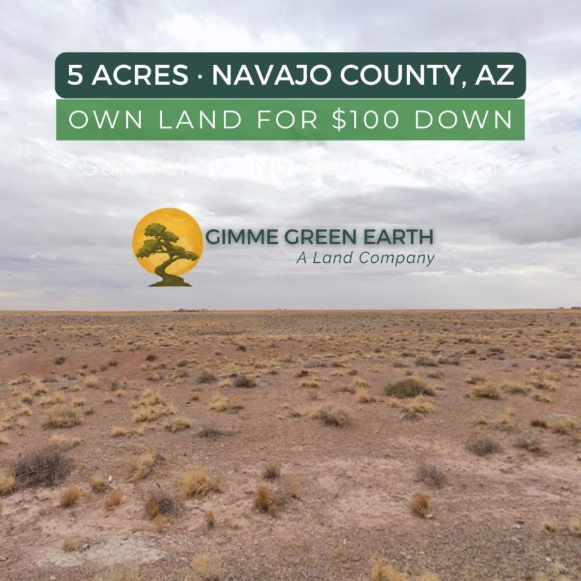 5 Acres for Sale in Winslow, Arizona