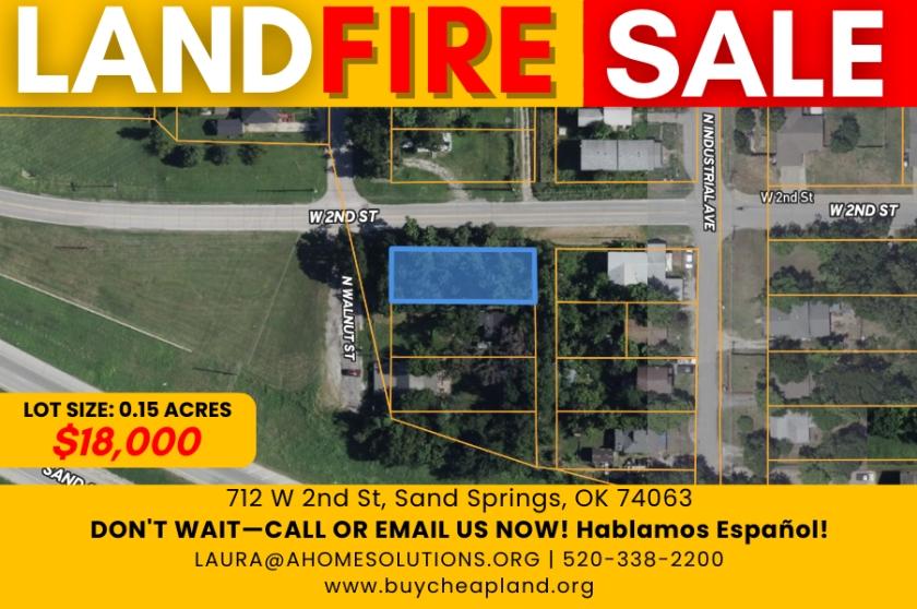 0.15 Acres for Sale in Sand Springs, Oklahoma