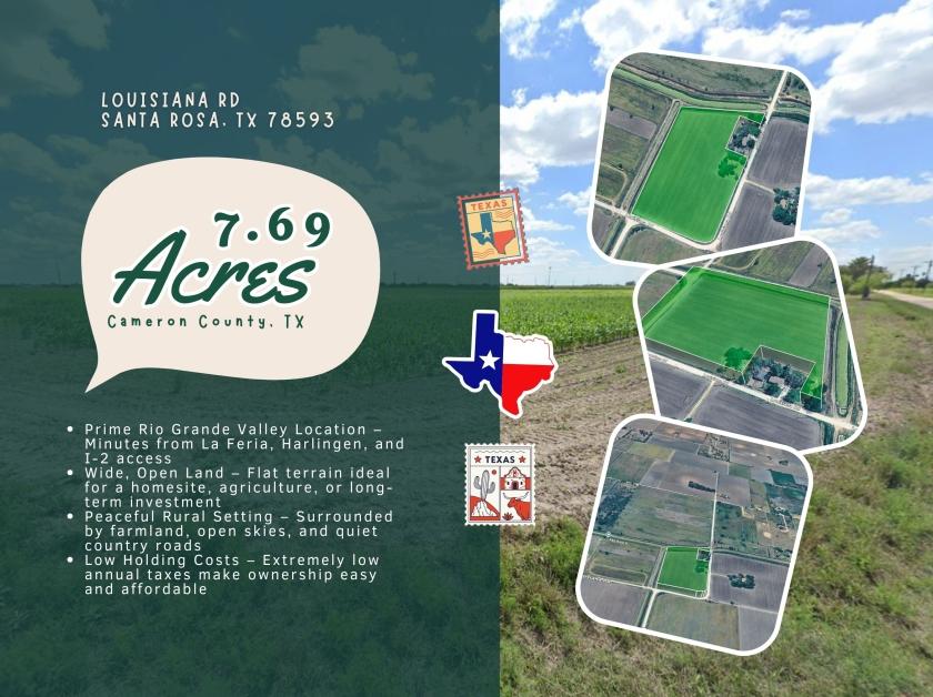 7.69 Acres for Sale in Santa Rosa, Texas
