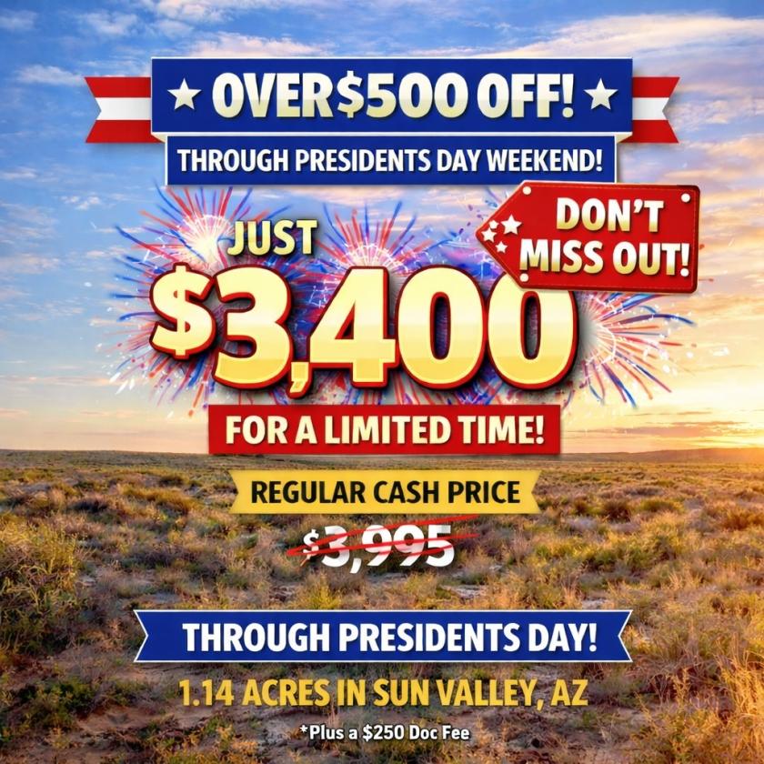 1.14 Acres for Sale in Sun Valley, Arizona