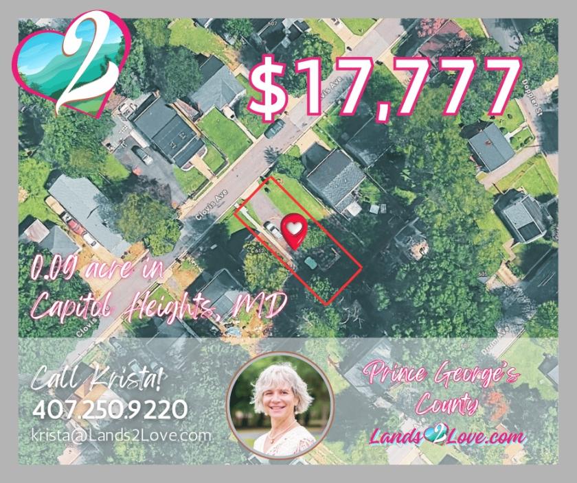 0.09 Acres for Sale in Capitol Heights, Maryland